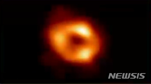 ▲네 그룹으로 나눈 궁수자리 A 블랙홀 이미지 (사진=천문연구원 제공)