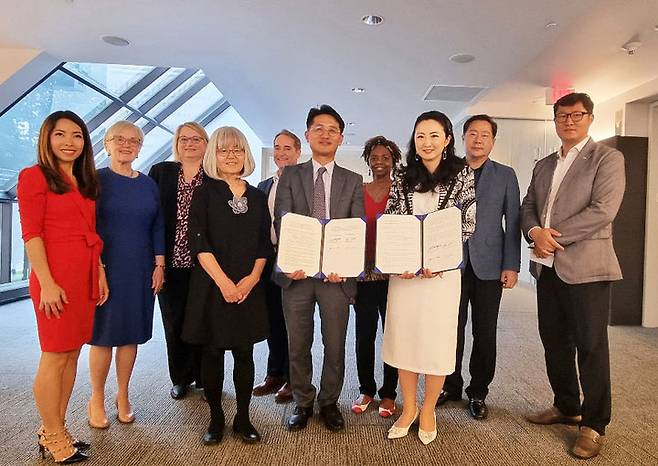 양해각서 체결 참석자들 *재판매 및 DB 금지