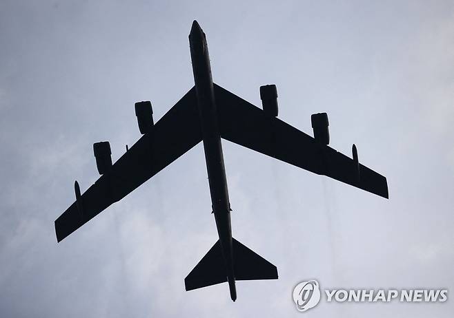 미군의 B-52 전략폭격기 [AFP/게티이미지 제공. 연합뉴스 자료사진. 재판매 및 DB 금지]
