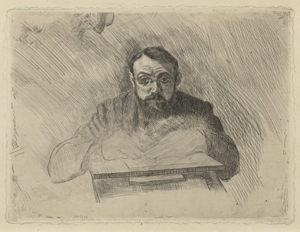 Henri Matisse gravant, 1900~03 (Succession H. Matisse/Life and Joy)