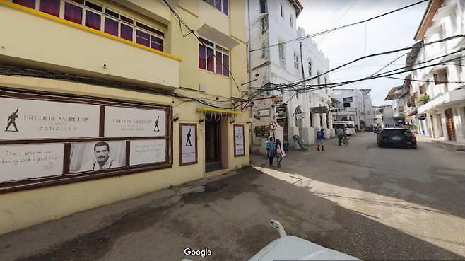 프레디 머큐리 박물관 (탄자니아 잔지바르, 구글 스트리트뷰)