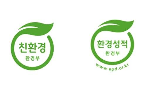 현행 환경표지와 환경성적표지. 환경부