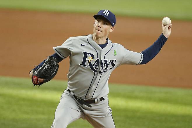 라이언 야브로(탬파베이 레이스) 투수. ⓒAFP PHOTO