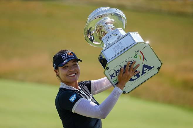 전인지가 27일(한국시각) KPMG 여자 PGA 챔피언십(총상금 900만달러)에서 우승했다. /사진=로이터