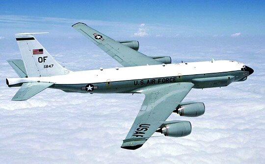 미군 정찰기  RC-135U 컴뱃센트. 미 공군 홈페이지 캡처