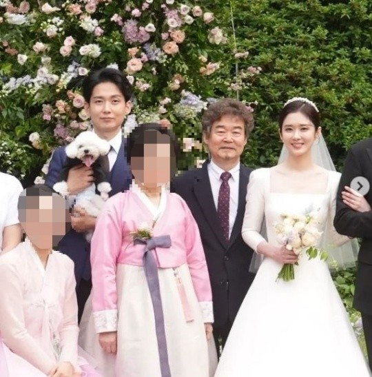 배우 장성원이 동생 장나라 결혼식 사진을 공개했다. /사진=장성원 인스타그램