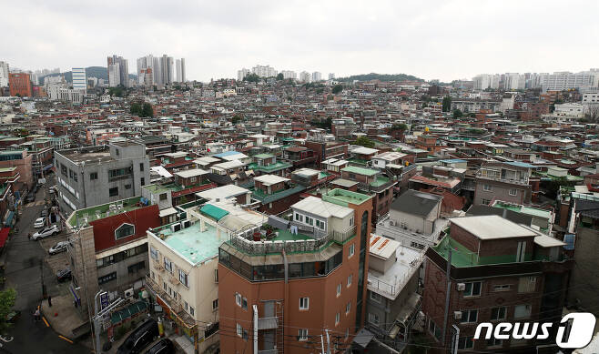 서울 동작구 노량진1 재정비촉진구역 모습. © News1 조태형 기자
