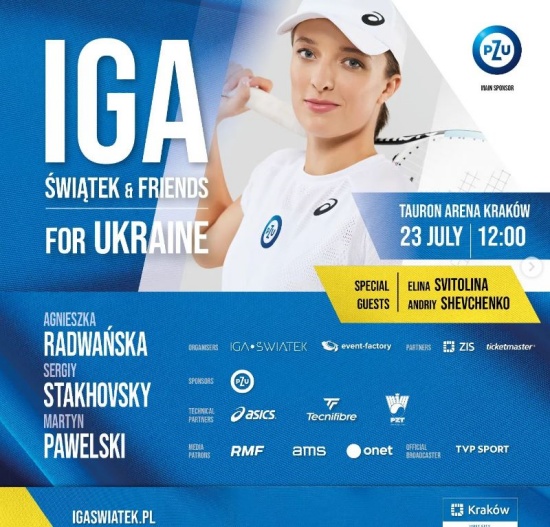 우크라이나를 위한 자선 경기 포스터(사진=시비옹테크 SNS 캡처)