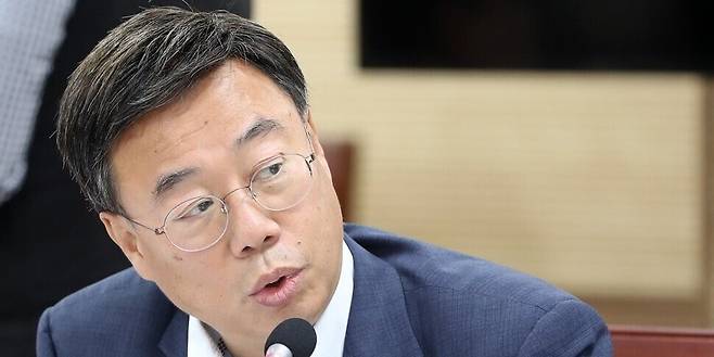 2019년 10월 당시 신상진 자유한국당 의원. 연합뉴스