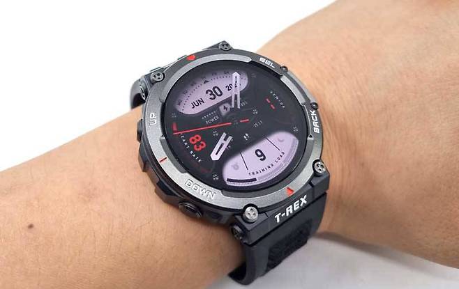 1.39 인치, 1000 nit 밝기의 OLED 화면은 밝은 낮에도 잘 보인다