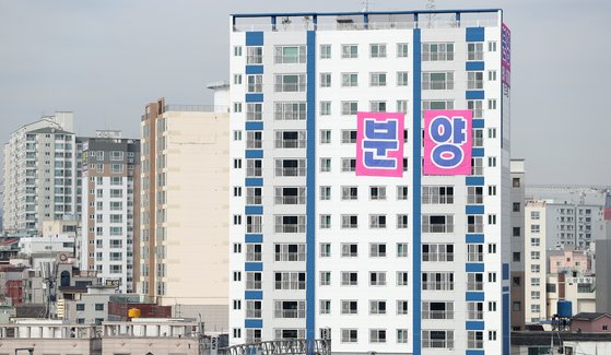 대구에서 분양 중인 아파트 모습. ［연합뉴스］