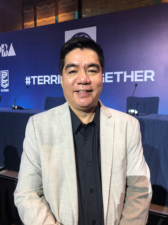 마르시알 PBA 총재가 한국 취재진과의 인터뷰에서 “필리핀에서 농구는 스포츠가 아닌 종교다”라고 밝혔다. 필리핀의 농구 인기가 시들지 않는 이유를 확실히 알 수 있는 부분이다. 사진=KBL 제공