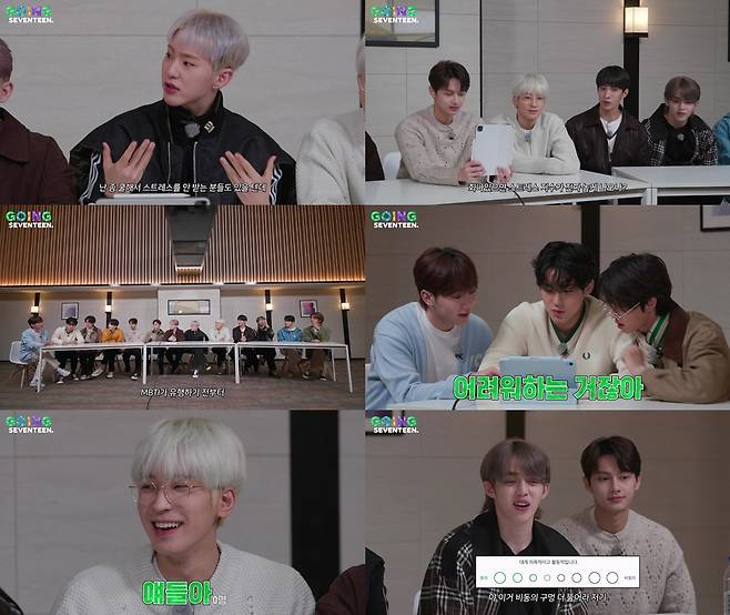 '고잉 세븐틴' 세븐틴, 멤버가 보는 새로운 MBTI 공개