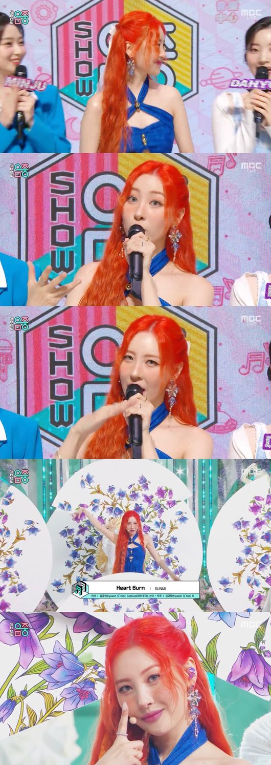 Singer Lim Young-woong held the Show! Music Core #1 trophy in her arms.MBCs Show! Music Core (hereinafter referred to as Drinking), which was broadcast on the afternoon of the 2nd, depicted Lim Young-woong, who took first place in the first week of July.Lim Young-woongs first full-length album IM HERO title song, which was ranked # 1 on the day, was written and composed by singer Lee, Yang Zion arranged and Jung Jae-il arranged string arrangements.The lyrical lyrics that anyone can sympathize with, the emotional Lim Young-woongg voice, and the comfortable melody are the points of appreciation.BtoB Lee Min-hyuk (HUTA), who returned to the solo album in about three and a half years, said, I have been back solo for a long time, but I am so happy every day because my fans have sent me a great love.I will show you a wonderful stage today. Lee Min-hyuk, as always, filled his second full-length album, BOOM, with his own compositions, The genre is colorful.I think there will be one song that suits your taste. The title song BOOM is a song with explosive power.If you enjoy the stage together, the charm will double, so please expect the stage today. In particular, Lee Min-hyuk boasted a unique sweet atmosphere by showing the stage of You are My Spring, a minimalist R & B hip-hop genre with a sweet guitar leaf in addition to the new song BOOM.Dawn (DAWN) also had a comeback stage through Drinking: Dunn released his new song Stupid Cool on the 16th.Stupid Cool is a track that singer-songwriter Dunn, who has a unique sensibility, wrote and composed himself. He expressed a special serenade that presents his love to his lover with the contents of Foollike but cool.Sunmi, who released her new digital single album Heart Burn on the 29th of last month, is also indispensable.Sunmi made a comeback to Drinking with Heart Burn, which is also a daytime version of Porappippam, which featured the dimness and alluring atmosphere of the summer night.The title song Heart Burn is a track that depicts the fever of hot love on a summer day in an interesting expression. It is a new and fun choreographer killing point that could not be seen anywhere by utilizing different items such as large fan and rubber band to match the lyrics and melody that are points.Sunmi, who conducted a preliminary interview ahead of the comeback stage of Drinking, said, I made a comeback in 10 months. Mom, are you watching Dad?He said, The new song Im up in the heat is an oriental charm, and it is a good song that is languid and dreamy. In addition, Sunmi said, I was really worried about what points to put.As you can see from the stage, a large fan also appears and a rubber band is played.  When I talked about the hot summer, I made makeup with reddish makeup and dyed my hair with hot orange color.Does it look good? he laughed.Meanwhile, MBCs Show!, which aired today (Two days).Music Core includes Sunmi, BtoB Lee Min-hyuk (HUTA), Gifted, Nayeon (TWICE), Dunn (DAWN), Card (KARD), Kepler (Kep1er), DRIPPIN (Dripin), OMEGA X (OmegaX), PIXY (Pixie), Tan (TAN), CLASS:y (Classy) ICHILLIN (Aichilin), Lapilus, and XG (XZ).MBC Show! Music Core