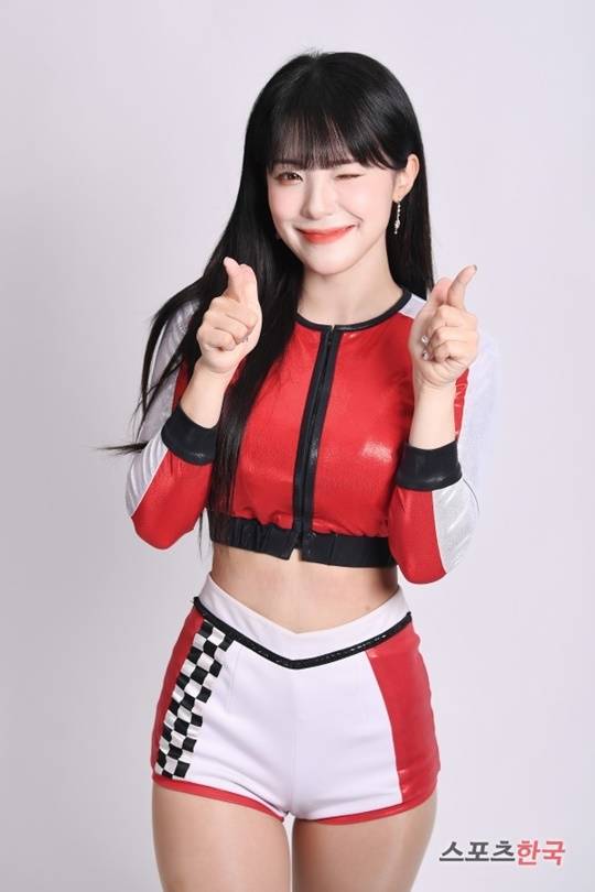 이다혜 치어리더. ⓒ이혜영 기자 lhy@hankooki.com