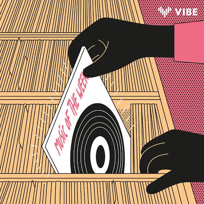 장비 필요없이 플레이리스트 만들어 음악 감상하는 것 또한 디깅의 일종. 네이버 VIBE(일러스트레이터 류군) 캡처