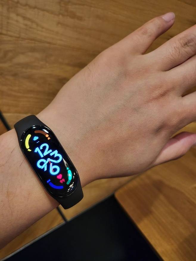 샤오미 미밴드7.ⓒ데일리안 남궁경 기자