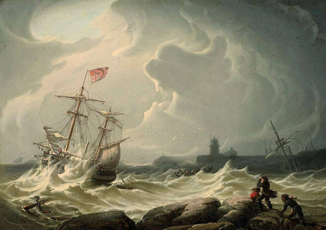 영국의 국기 유니언잭의 경우 위아래를 구분하기 힘들지만 선박에 사용하는 깃발인 엔사인(ensign)은 붉은 깃발 왼쪽 상단에 유니언잭을 넣었기 때문에 뒤집을 경우 쉽게 구분할 수 있다.