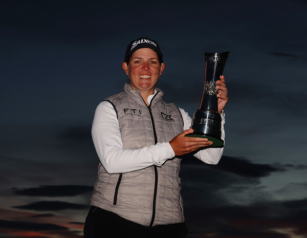 2022년 미국여자프로골프(LPGA) 투어 메이저 골프대회 AIG여자오픈 마지막 날 전인지 프로와 연장전 끝에 우승한 애슐리 부하이. 사진제공=Chloe Knott/R&A/R&A via Getty Images