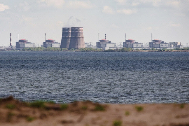 우크라이나 남부 자포리자주(州)의 원자력 발전소. (사진=AFP)