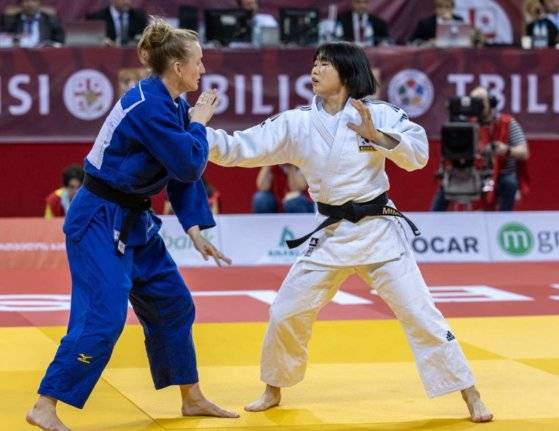 허미미의 주특기는 업어치기다. 일본에서 유도를 배워 굳히기도 탄탄하다. 사진 IJF