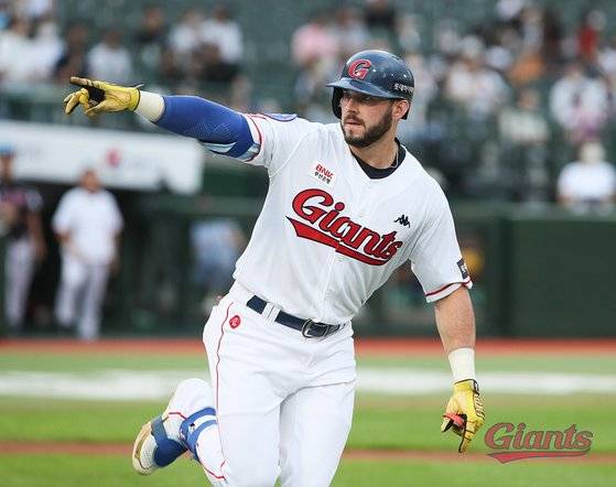 롯데 외야수 잭 렉스. 사진 롯데 자이언츠