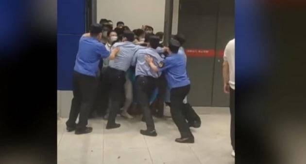 봉쇄 명령이 내려진 당시 상하이 이케아 매장. /사진=연합뉴스