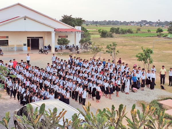 성품학습으로 성장하는 캄보디아 우동 글로리 국제학교.