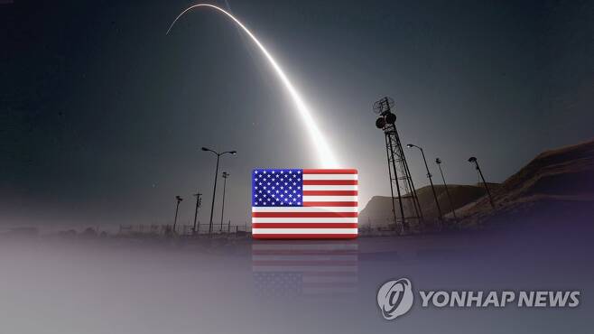 ICBM '미니트맨3' 발사시험(CG) [연합뉴스TV 제공]