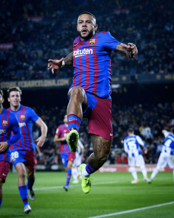 멤피스 데파이(FC바르셀로나). 바르셀로나 트위터 캡처