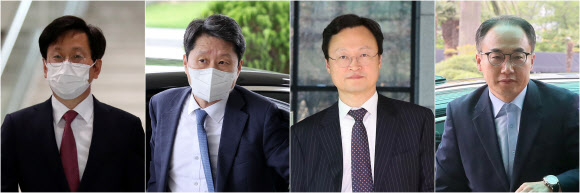여환섭(왼쪽부터)·김후곤·이두봉·이원석연합뉴스