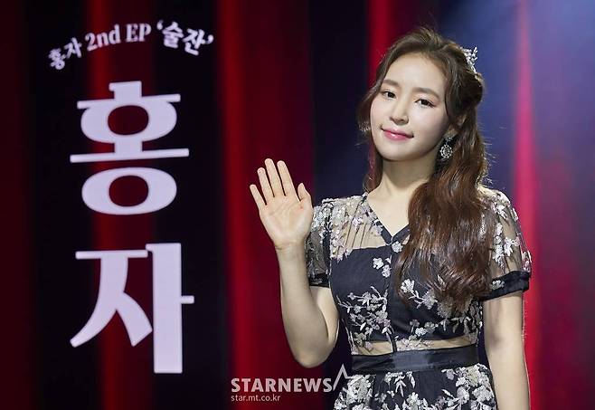 가수 홍자/사진제공=미스틱스토리 /사진=김창현 기자 chmt@