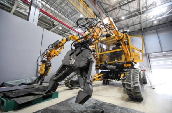 ▲'재난대응 특수목적기계' (사진=한국생산기술연구원 제공)