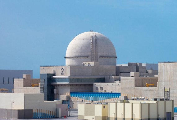 한국이 수출한 UAE 바라카 원전 2호기./연합뉴스