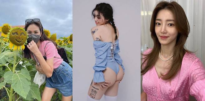 /사진=(왼쪽부터) 고소영, 전다빈, 서하얀 인스타그램