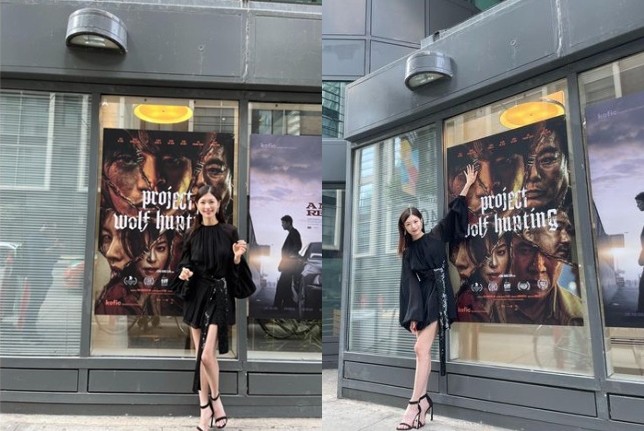 Actor Jung So-min caught the eye with the goddess beauty of Canada Toronto.On the 17th, Jung So-min posted a picture with his article The # Wolves Poster I met in Downtown Toronto through his instagram.The photo shows Jung So-min posing in front of a wolf hunting poster in downtown Toronto.Jung So-min, who adds sexy to black dress with black sandals, catches the eye with intense charisma and doll-like beauty.Meanwhile, Jung So-min left for Canada to attend the 47th Toronto International Film Festival, and Jung So-min will visit the audience through the movie Wolb Dae-gun which will be released on the 21st.