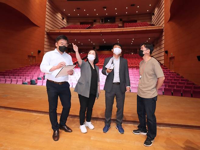 하남시의회 자치행정위원회, 9월 21일 하남문화재단 현장 확인.하남시의회 제공