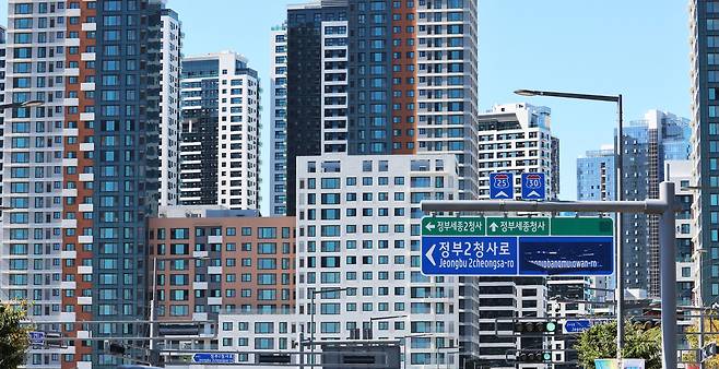 21일 세종 시내 아파트 단지 모습. /연합뉴스