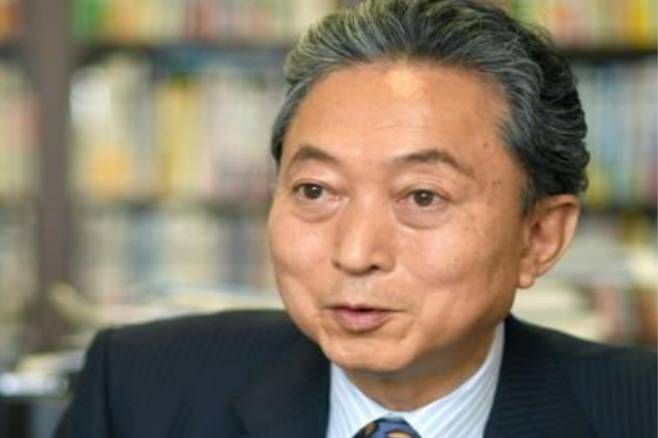 하토야마 유키오 전 일본 총리. 연합뉴스