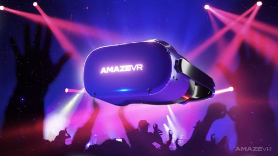 어메이즈VR은 SM엔터테인먼트와 설립한 조인트벤처 ‘스튜디오A’를 통해 SM 소속 아티스트들의 VR 콘서트 제작을 진행 중이다. 어메이즈VR 제공