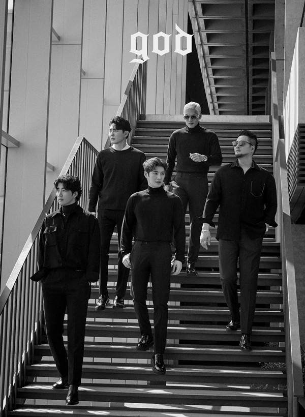 Veteran K-pop idol group g.o.d (IOK Co.)