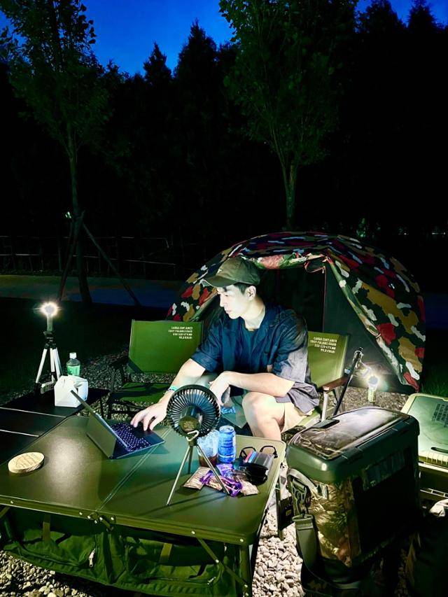 미국 유학 중 캠핑을 자주 즐겼다는 박세준 대표. 사진 오든 제공