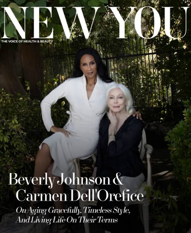 모델 카르멘 델로레피체(오른쪽)과 베벌리 존슨. 출처 | 뉴유