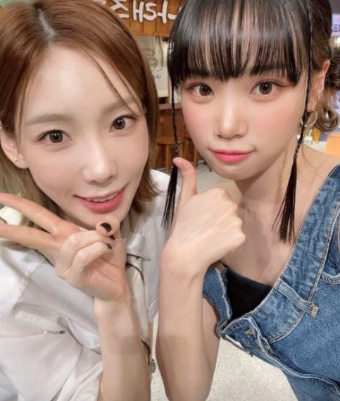 Chae Won posted two photos on his 22nd day with a short comment on his Insta Story.In the open photo, Chae Won is taking a face-to-face selfie with Girls Generation member Taeyeon. Over 10 years old, I overcome the generation gap and catch the attention of the audience with the warm selfie between the music line and the junior.The two appeared together on the TVN entertainment program Amazing Saturday, and Chae Won expressed his fanfare toward Taeyeon.On the other hand, Chae Wons group LE SERAFIM made a comeback with his second mini album ANTIFRAGILE on the 17th.