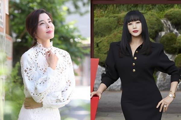 김규리(왼쪽), 김혜수