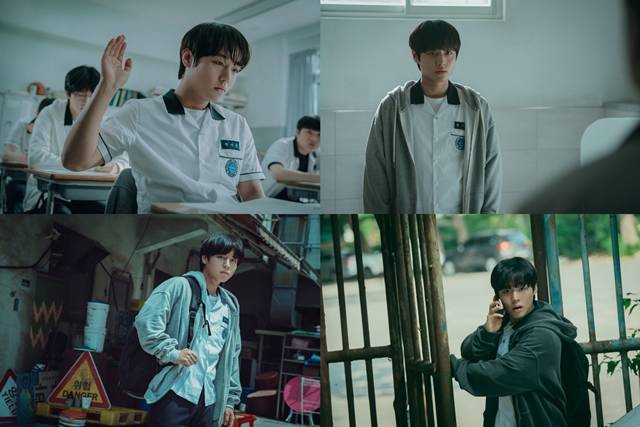 박지훈, 최현욱, 홍경 등 신예 '믿보배'가 뭉친 '약한영웅'이 18일 공개된다. /웨이브 제공