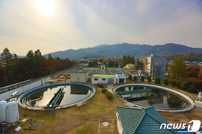 과천 하수처리장 전경.(제공=과천시)ⓒ 뉴스1