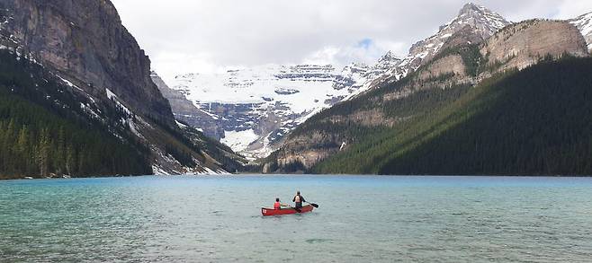 레이크 루이스의 전경