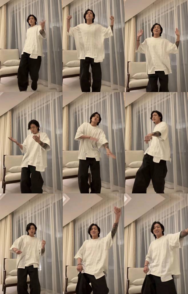 방탄소년단 정국, 능글·잔망美 반전 댄스 '달방' 챌린지