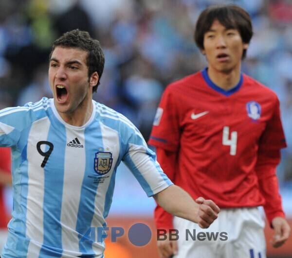 아르헨전 '세계의 벽'을 절감했던 조용형. ⓒAFPBBNews = News1